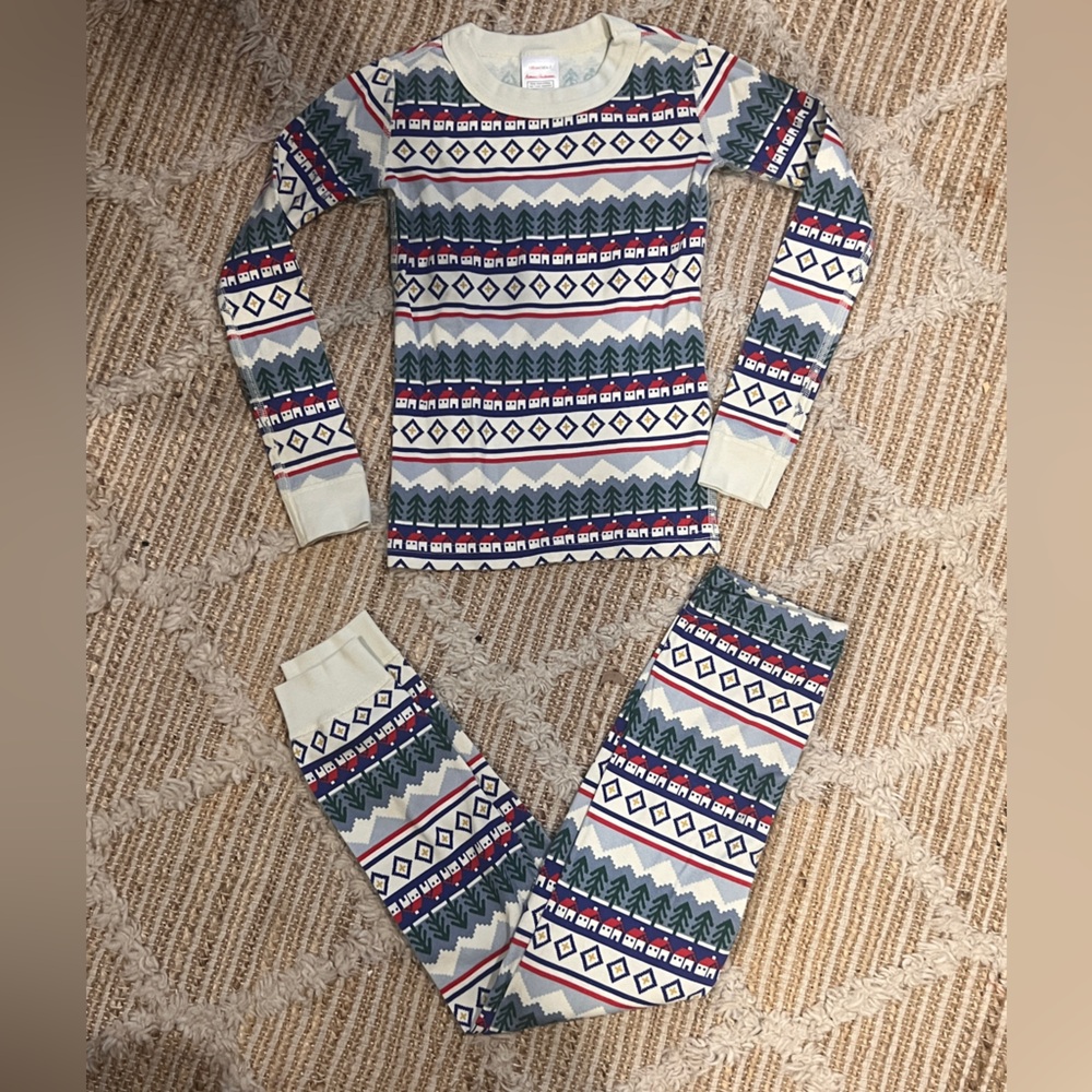 Hanna Andersson Multicolor Patterned Kids Pajama Set